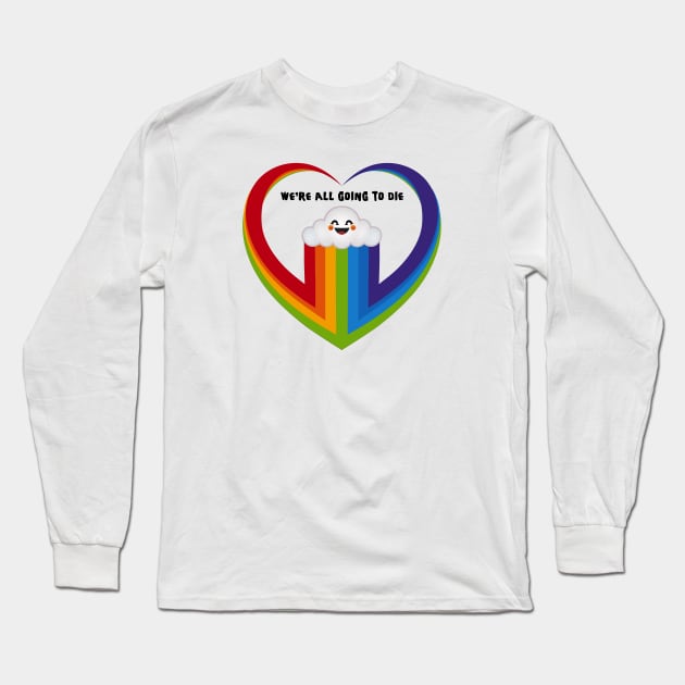 Rainbow Cloud Long Sleeve T-Shirt by lidijaarts